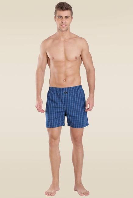 Buy Jockey Ny07 Men Cotton Satin Weave Printed Boxer Shorts With Side  Pocket - Assorted online