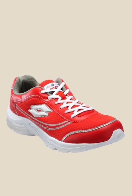 Lotto Red Silver Running Shoes