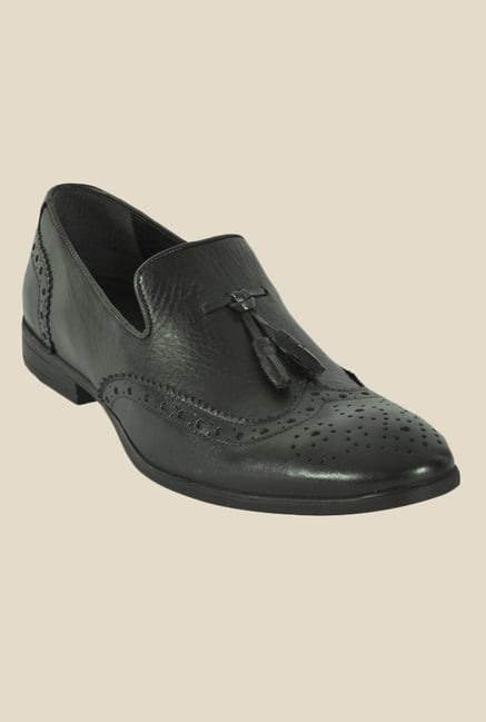 Salt 'n' Pepper Boss Zoop Black Moccasins