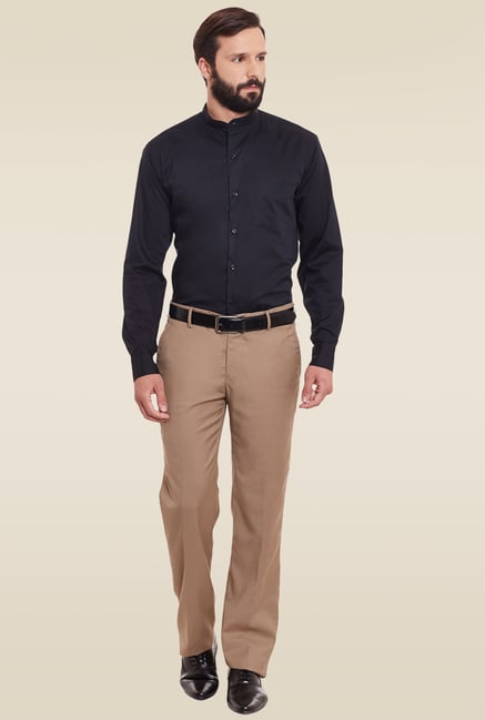 Amazon Brand  Symbol Mens Solid Slim Fit Full Sleeve Formal Shirt  SYAW19FS293Blue42  Amazonin Fashion