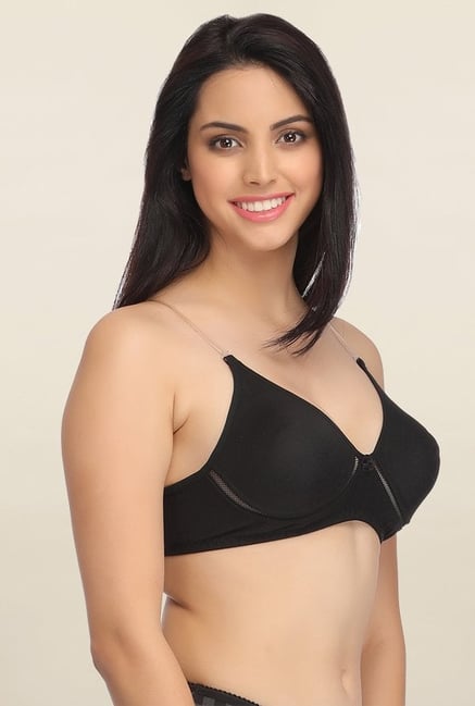 Buy Clovia Black Non Padded Bra for Women Online @ Tata CLiQ