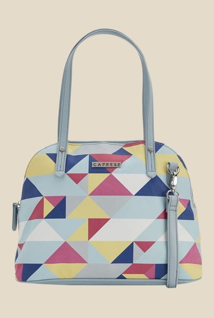 Caprese Paula Pale Blue Printed Shoulder Bag For Women At Best Caprese Paula Pale Blue Printed Shoulder Bag