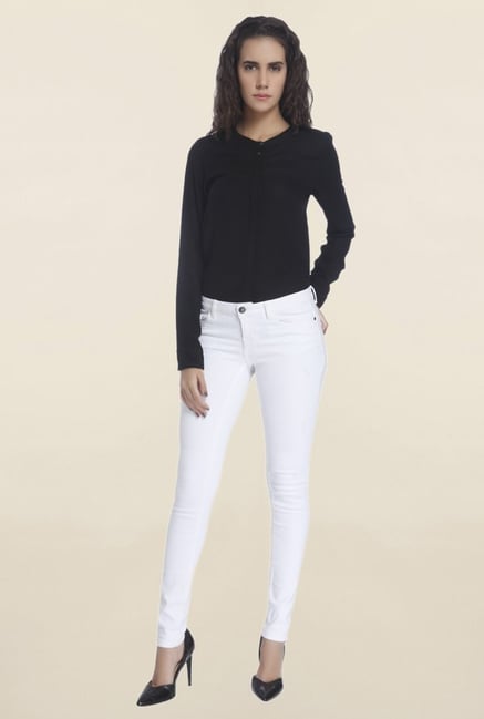 vero moda white jeans
