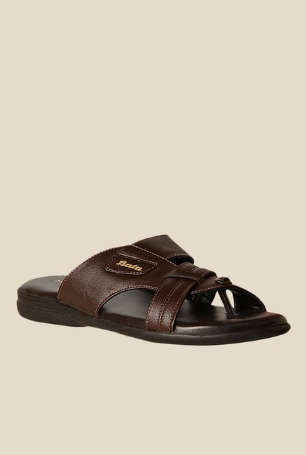 Bata Macho Dark Brown Casual Sandals 