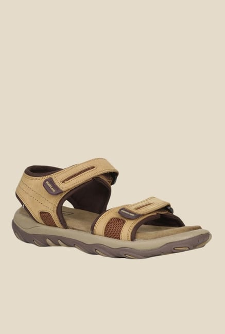 Buy Khaki Sandals for Men by WOODLAND Online | Ajio.com