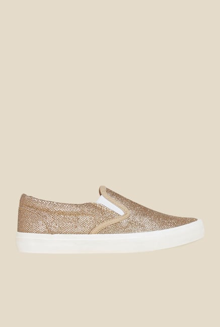 New Look Merlin Golden Plimsolls