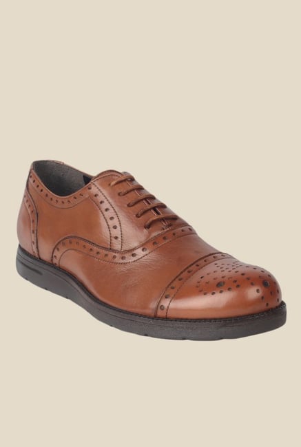Salt 'n' Pepper Jonnie Almond Tan Oxford Shoes
