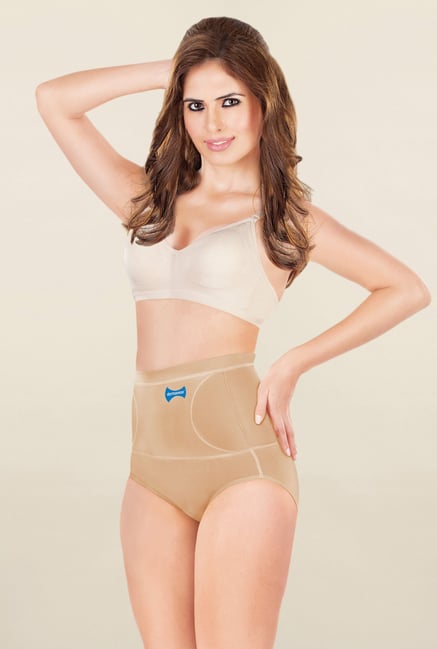 Buy Dermawear Beige Solid Hip Corset Plus for Women Online @ Tata CLiQ