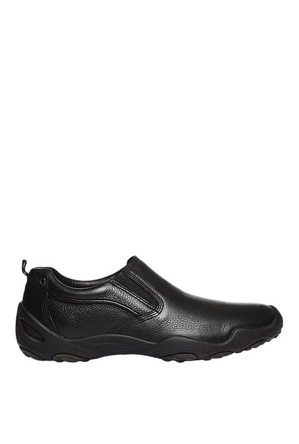 hush puppies black casual shoes
