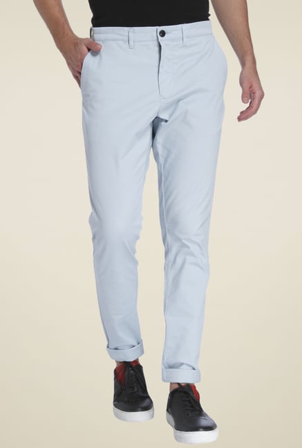 mid blue chinos