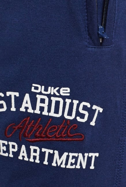 Duke Blue Regular Fit Track Pants