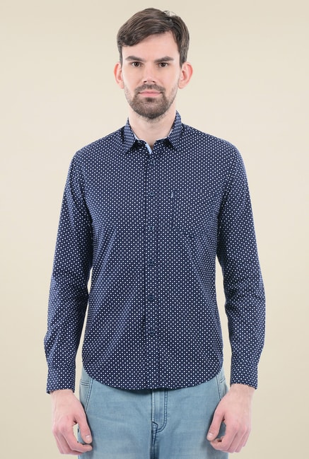 Pepe Jeans Navy Slim Fit Shirt