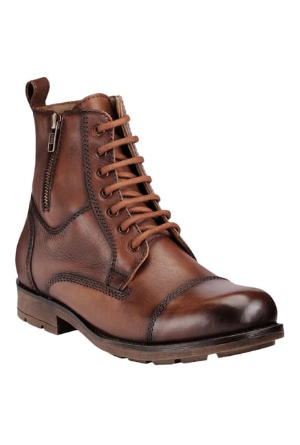 Teakwood Leathers Wood Brown Casual Boots