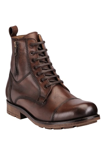 Dark brown sales casual boots