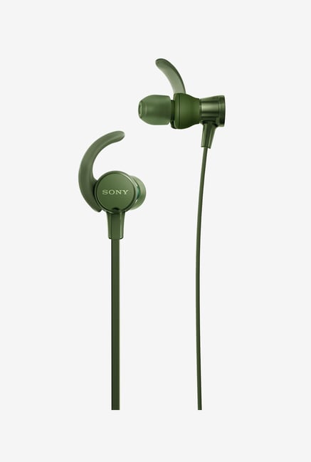 Sony Xb510As Extra Bass Sports In Ear Wired Earphones Green