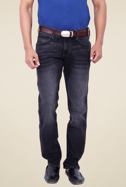 wrangler-black-low-rise-lightly-washed-slim-fit-jeans