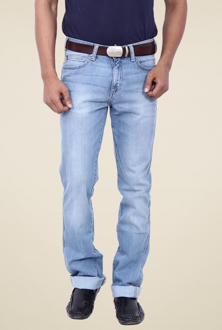Wrangler Ice Blue Low Rise Slim Fit Jeans