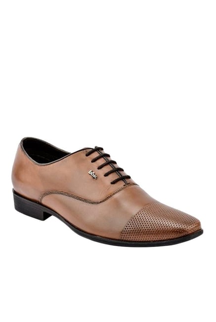 Lee Cooper Tan Oxford Shoes