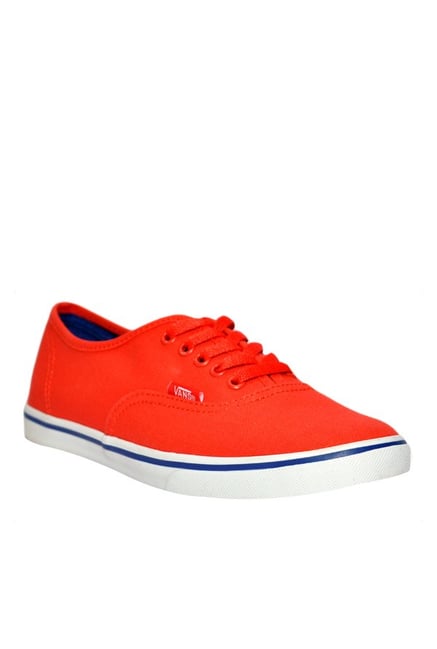 Vans authentic lo outlet pro red