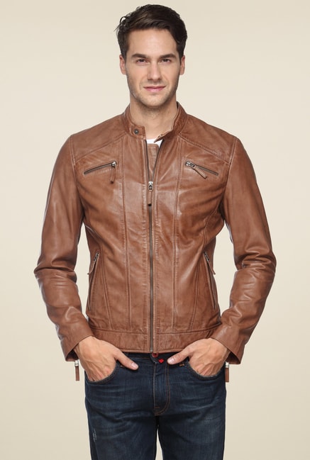Buy Teakwood Tan Full Sleeves Jacket for Men Online @ Tata CLiQ