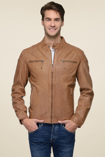 Buy Teakwood Tan Full Sleeves Jacket for Men Online @ Tata CLiQ