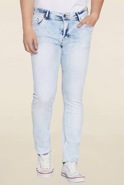 light blue acid wash jeans
