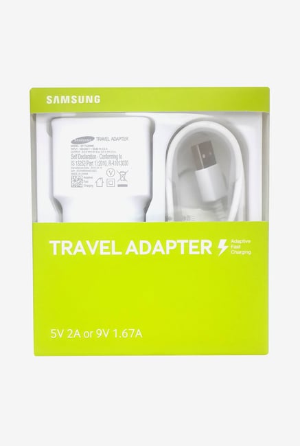 Samsung EP-TA20IWEUGIN 2.0 Amp Travel Adapter (White)