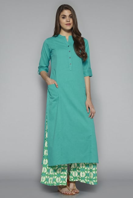 Utsa by westside turquoise kurta Clearance