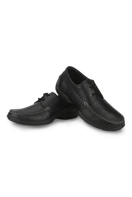 Buy Woodland Black Derby Shoes for Men 