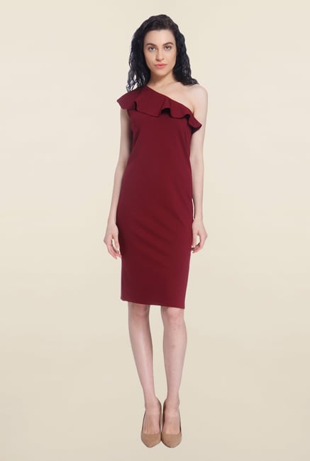 vero moda one shoulder dress