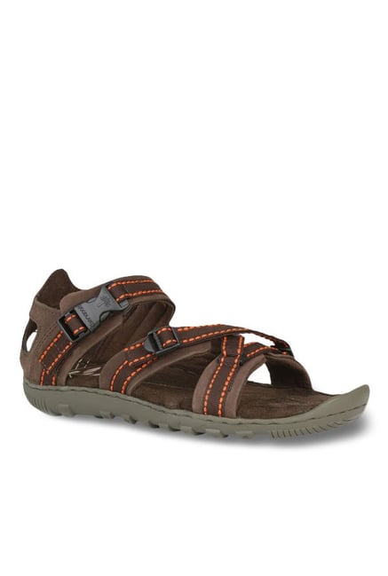 Woodland Men's Brown Floater Sandals