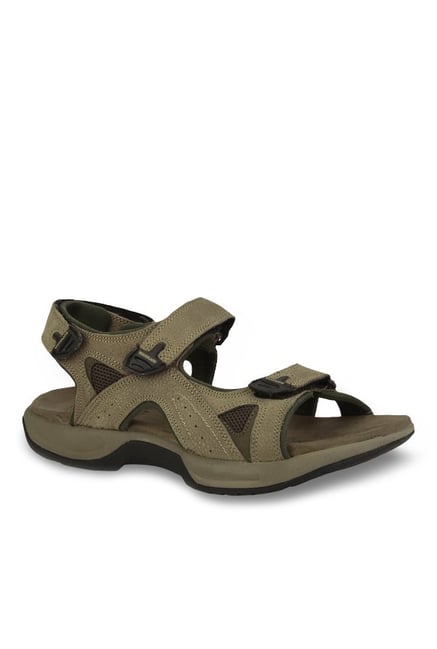 Woodland Men's Khaki Floater Sandals