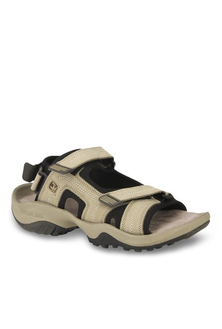 Buy Woodland Khaki Floater Sandals for 