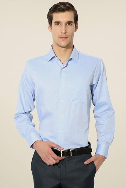 Van Heusen Light Blue Full Sleeves Shirt