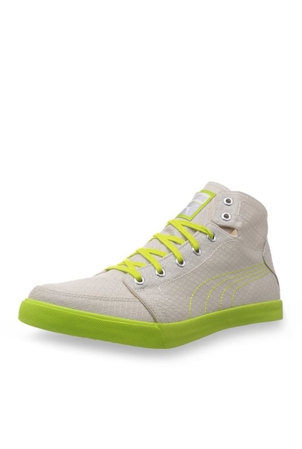 puma lime green sneakers