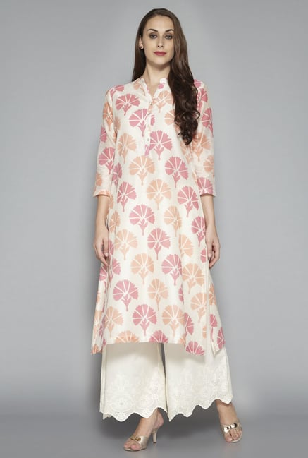 zuba by westside pink kurta