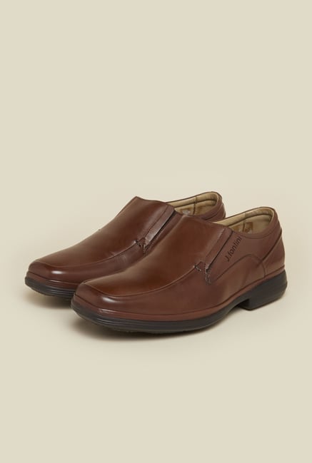 J. Fontini by Mochi Tan Formal Loafers 