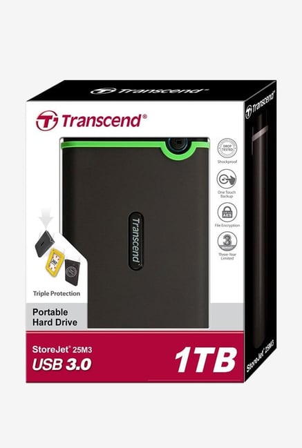 2TB トランセンド Transcend StoreJet 25M3 HDD Transcend StoreJet 2TB External HDD USB 3.1 Gen1 | One Touch