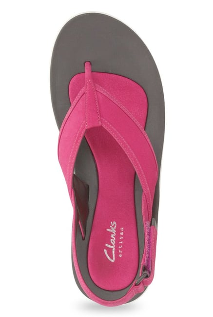 clarks fuschia sandals