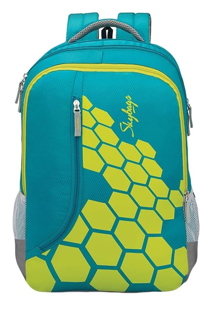 Buy Skybags Footloose Colt Plus 03 Teal Blue Printed Backpack Online At Best Price Tata CLiQ