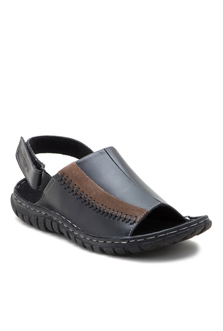 Buy Red Tape Black Back Strap Sandals 