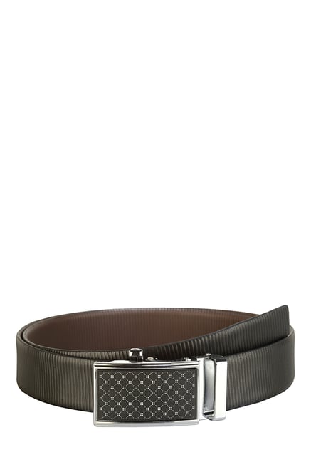 Buy Louis Philippe Black Textured Reversible Belt for Men at Best Price @  Tata CLiQ