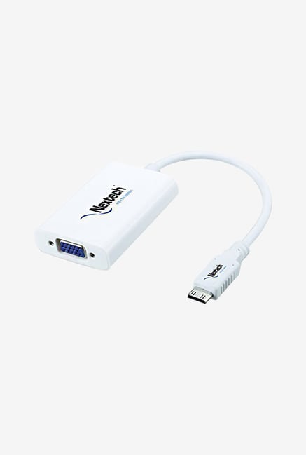 Nextech NA25 High Speed Display Port to VGA Adapter White