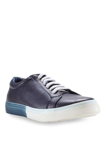 Franco Leone Men's Navy & White Sneakers