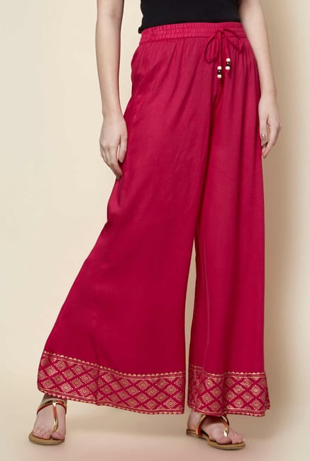 Zudio Fuchsia Palazzos