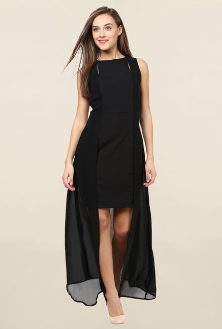 Miss Chase Black Slim Fit Dress