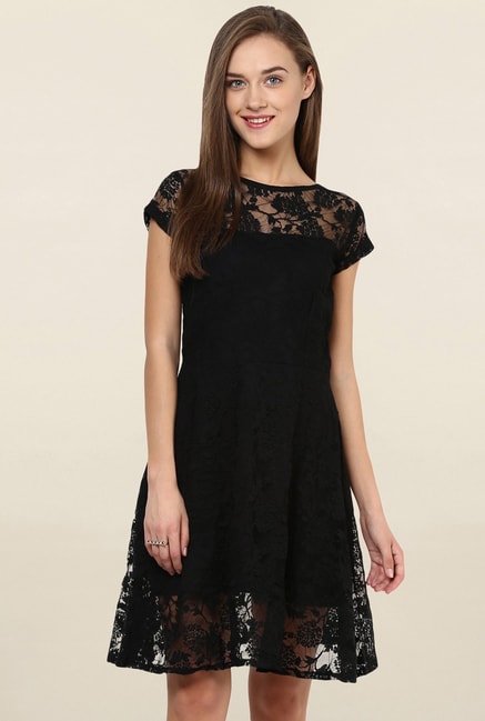 Miss Chase Black Lace Dress Price in India