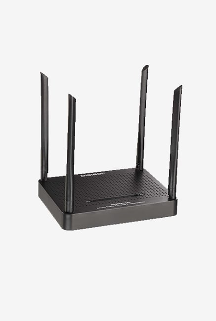 Digisol DG BR5400QAC 300Mbps Dual Band Wireless Router Black