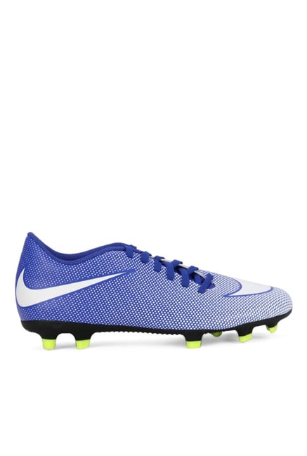 Buy Nike Bravata Ii Fg White Blue Football Shoes For Men At Best