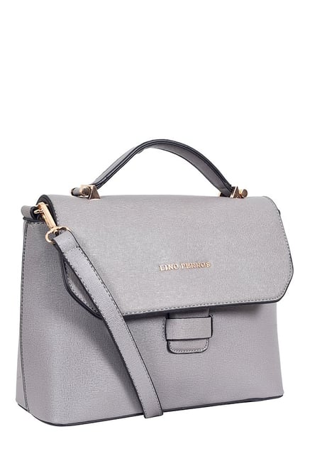 lino perros grey handbag